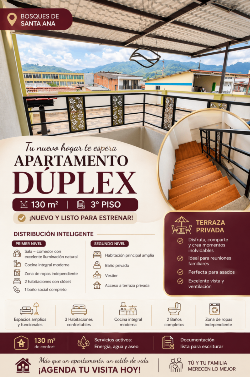 APTO B. STA ANA PISO 3 + TERRAZA